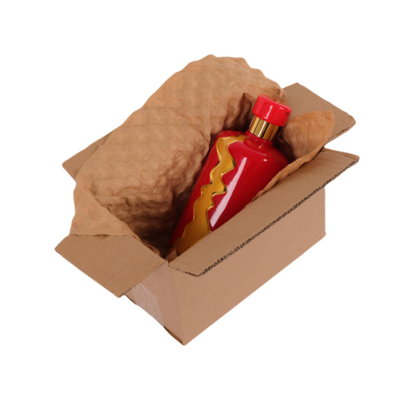 RTS single sheet 30X30cm Bubble Paper New Product Listing Recyclable Shockproof Pad Safe Shipment Kraft Packaging