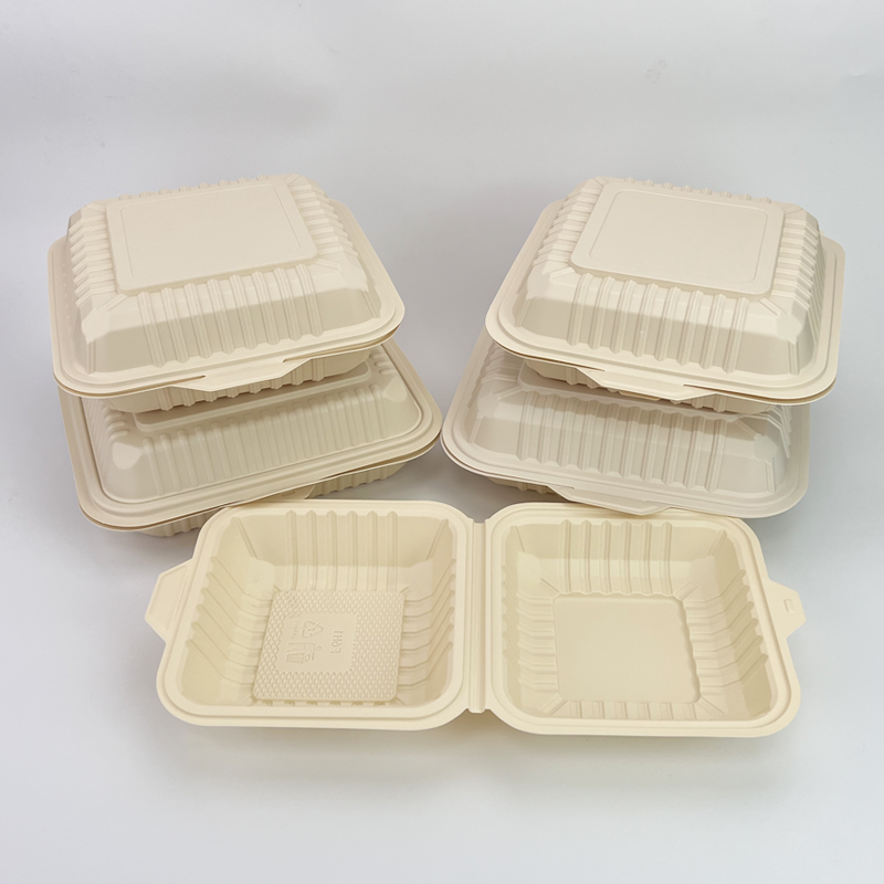 Food Container Paper Lunch Box Wholesale Biodegradable Eco Friendly Disposable Food Packaging Dinnerware Sets Party