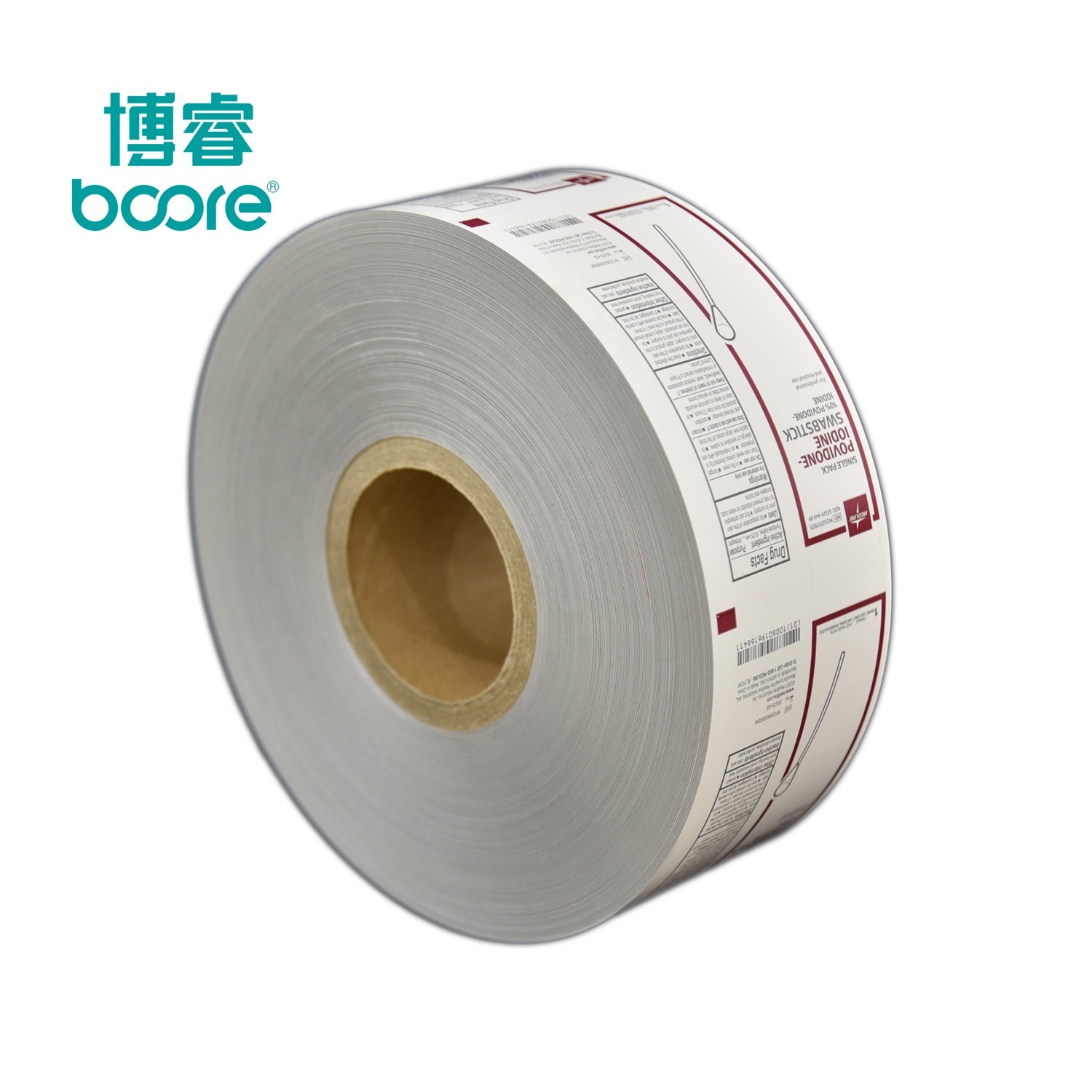 Packaging Film Roll Alcohol Medical Pads Wet Wipes Aluminium Wrapping paper Laminated packaging Film