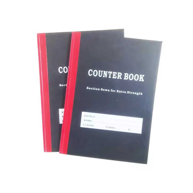 Colorful Hardcover school notebooks Black And White Exercise Composition Notebook Adhesive packaging Students Notebook