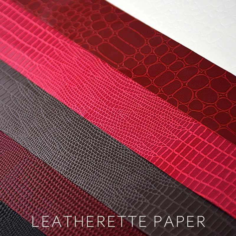 ZHICAI Thick Leather Paper Grain Texture Linen Crocodile Embossed Packaging Gift Wrapping Leatherette Binding Paper Suppliers