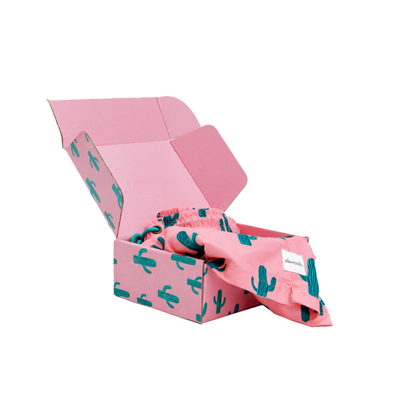 Gift Custom Full Print Paper Cardboard Food Packaging Plain Corrugated Graphic Mailer Box