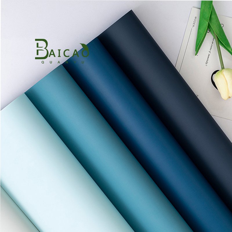 packaging material flower wrapping bi color paper wrap wrapping paper for box