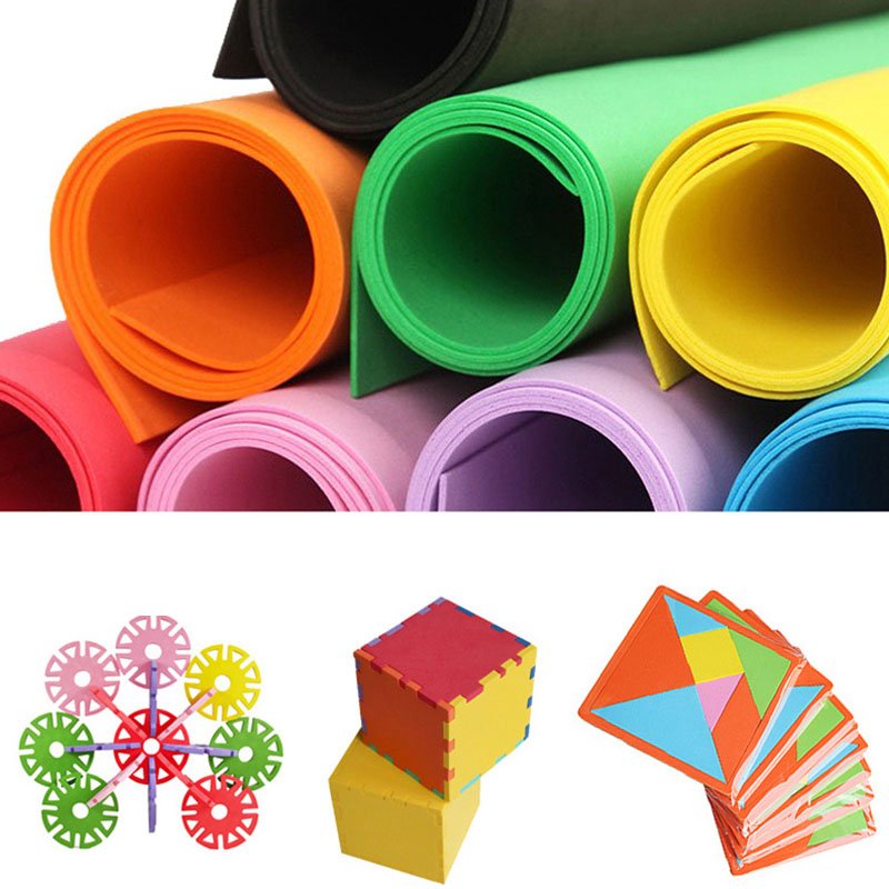 FUBO Color EVA cushioned shock absorber - smallEVA Foam Sheets EVA Foam paper sheets Bulk foam sheets DIY Foamiran