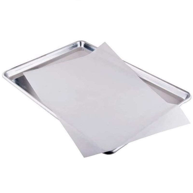Factory Food Grade Greaseproof Custom Size Silicone Paper Baking Paper For Cooking High Temperature Parchment Paper Sheets