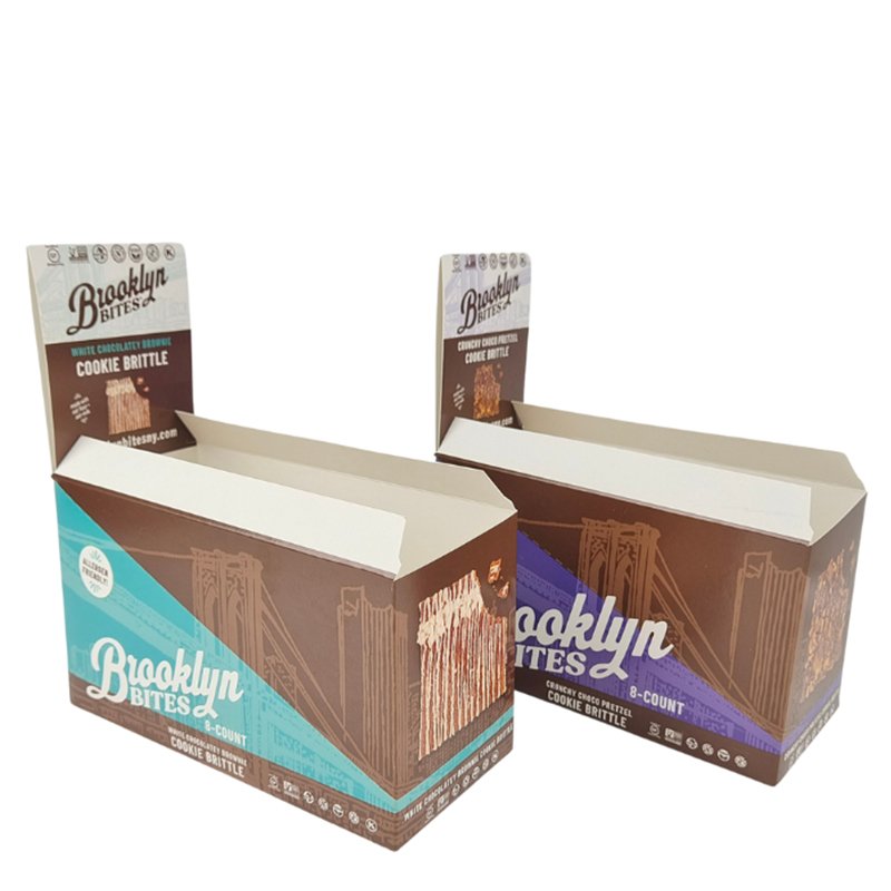 Wholesale 350gsm Card White Card Paper Instant Food Boxes Custom Printed Corn Flakes Breakfast 3.5g Cereal Packaging Boxes