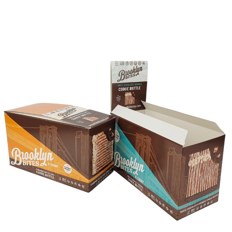 Wholesale 350gsm Card White Card Paper Instant Food Boxes Custom Printed Corn Flakes Breakfast 3.5g Cereal Packaging Boxes