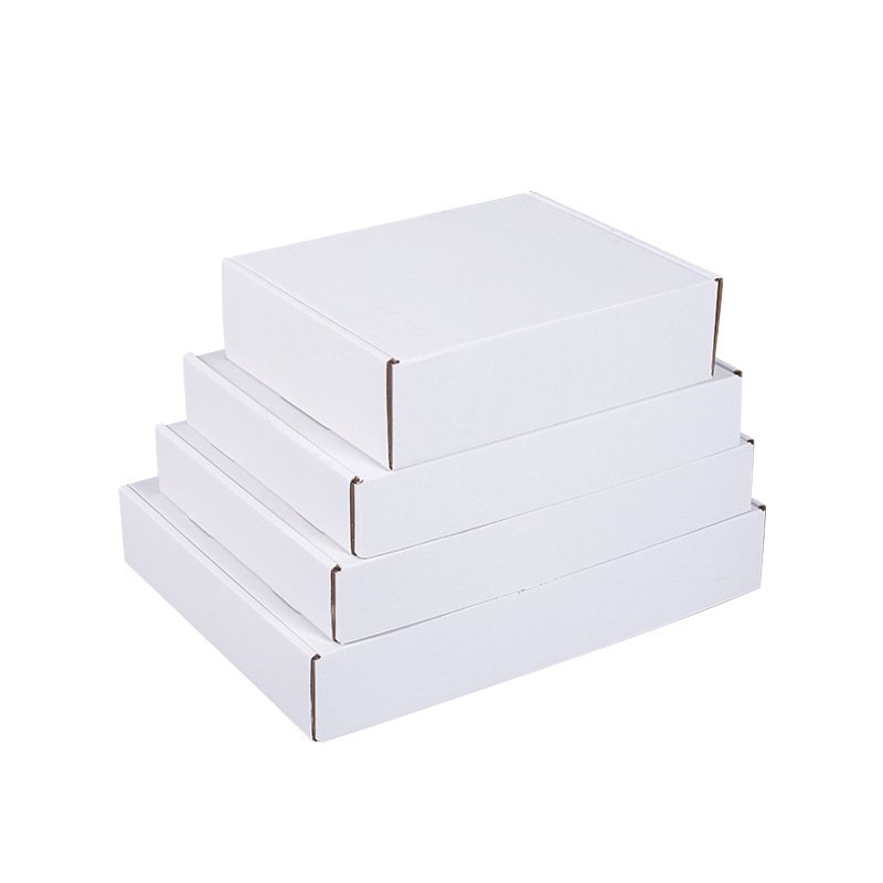 Cheap Custom Mailing Box Paper Mailing Printed Shipping Boxes Recyclable White Dust Flaps Product Corrugated Carton Container