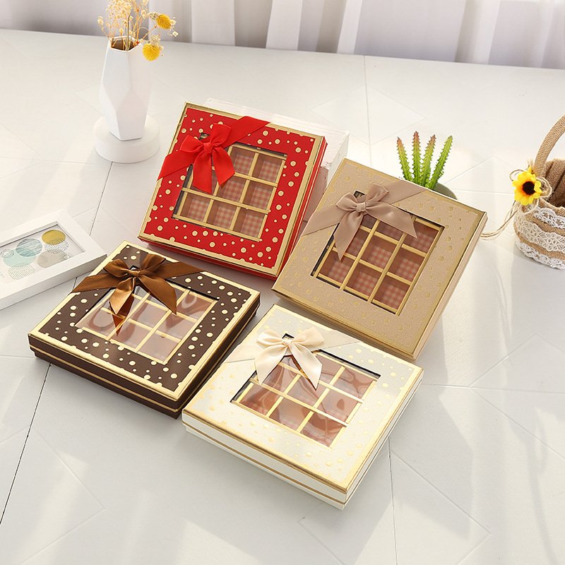 Wholesale Custom Brand Logo Premium Luxury Cardboard Paper Packaging Chocolate Candy Gift Magnet Box with Divider