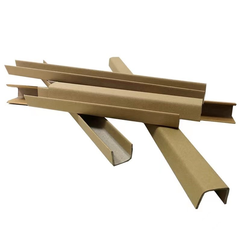 U shape paper corner protector 30*30*3*1000 mm Kraft Paper Edgeboard Protector for Furniture door and Windows