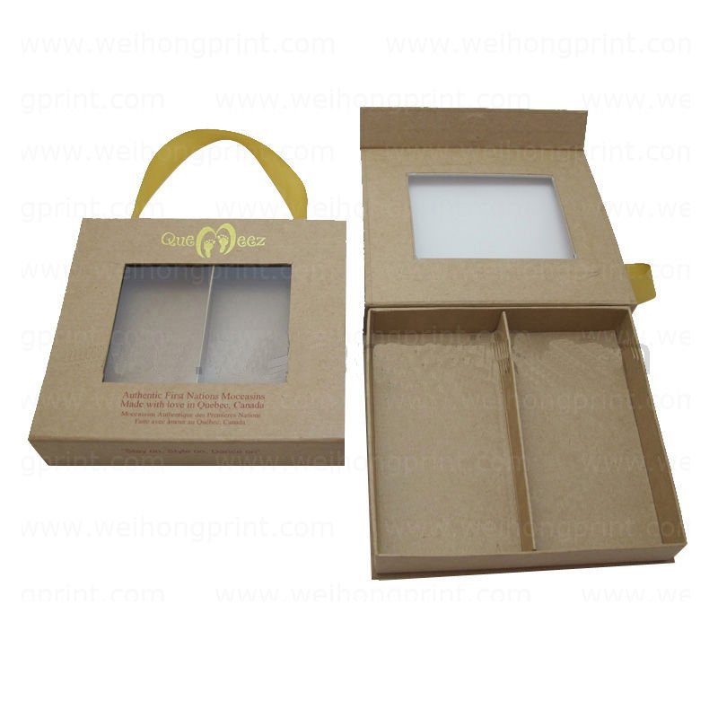 Wholesale Custom Recyclable Luxury Shoes Boxes Logo Printing Solid Packaging Paper Box With Handle