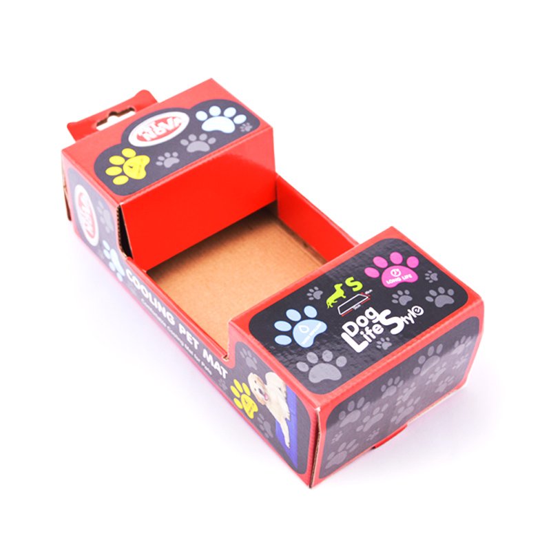 Corrugated Cardboard Box Doll Children Kids Toy Packaging Paper Box Soy Ink Printing with PVC Window