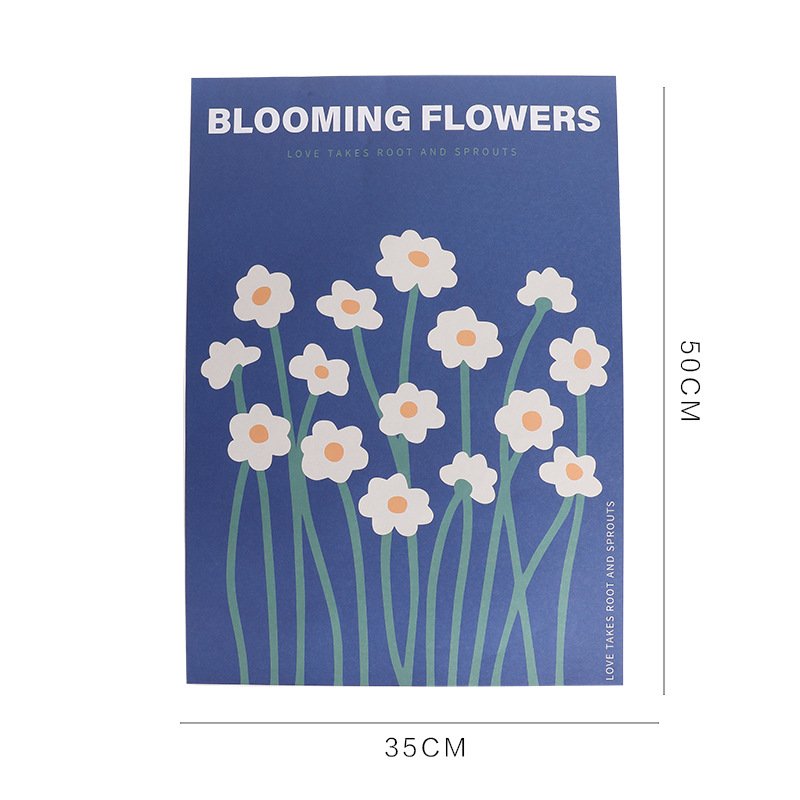 Fall In Color Wholesale Oil Painting Style Art Flower Gift Packaging Paper Bouquet Packaging Material Flower Wrapping Paper