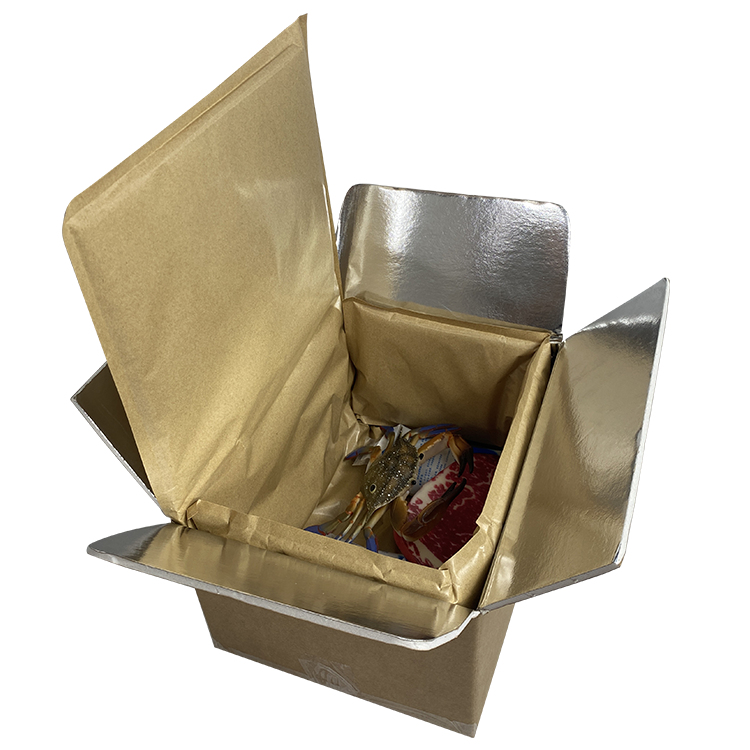 Custom Insulated packaging 72-Hour Heat Insulation Materials in Recyclable Kraft Paper Packaging