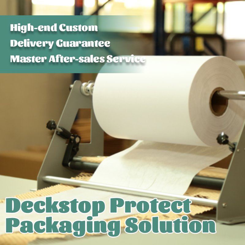 Light Weight Easy To Install Paper Packaging Protective Forming Cushion Kraft Wrapping Honeycomb Paper Dispenser
