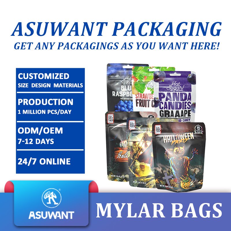 Custom Printed 3.5g 7g 14g 1oz 1lb Laminated Mylar Zipper Packaging dispensary bags 3.5 Smell Proof Mini Bags
