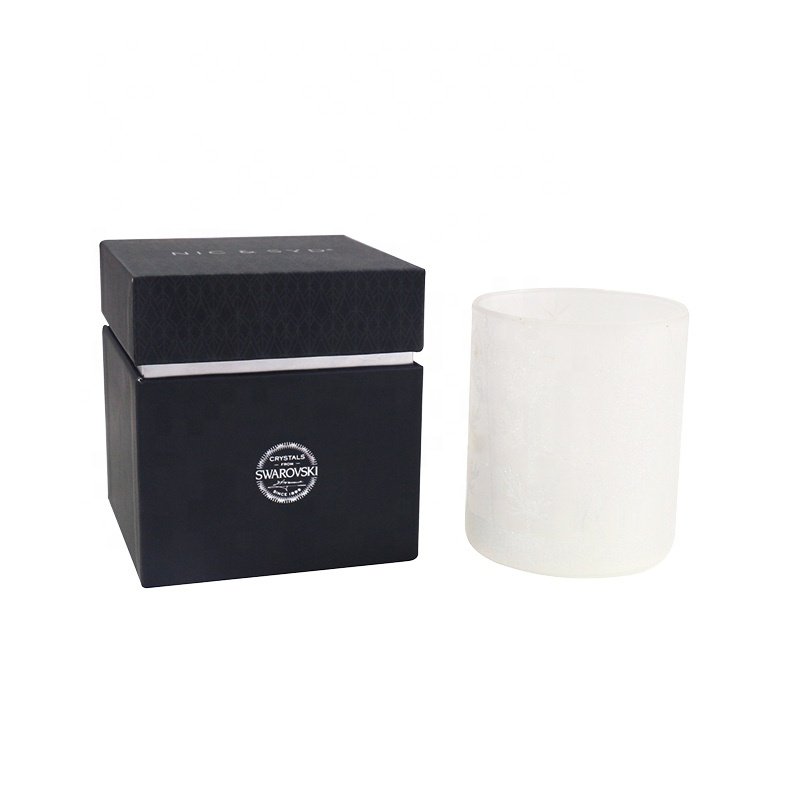 Luxury custom candle box paper for candle with lid and bottom gift box boxes for packaging body candles