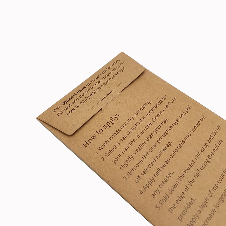 Custom design Logo printing Thank You Card Gift Packaging Kraft Paper Envelopes With Window