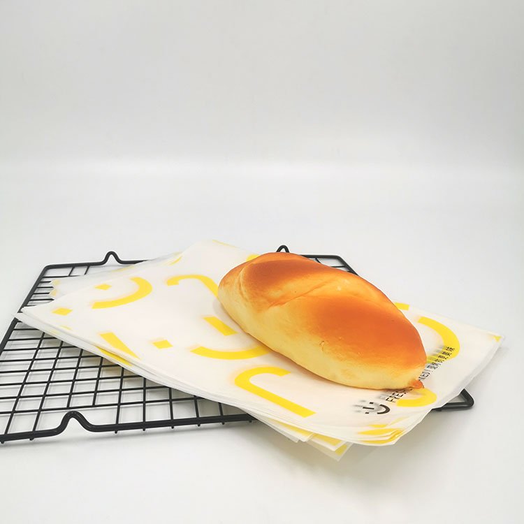 Factory custom grease proof paper food grade wax shawarma paper for sandwich packaging