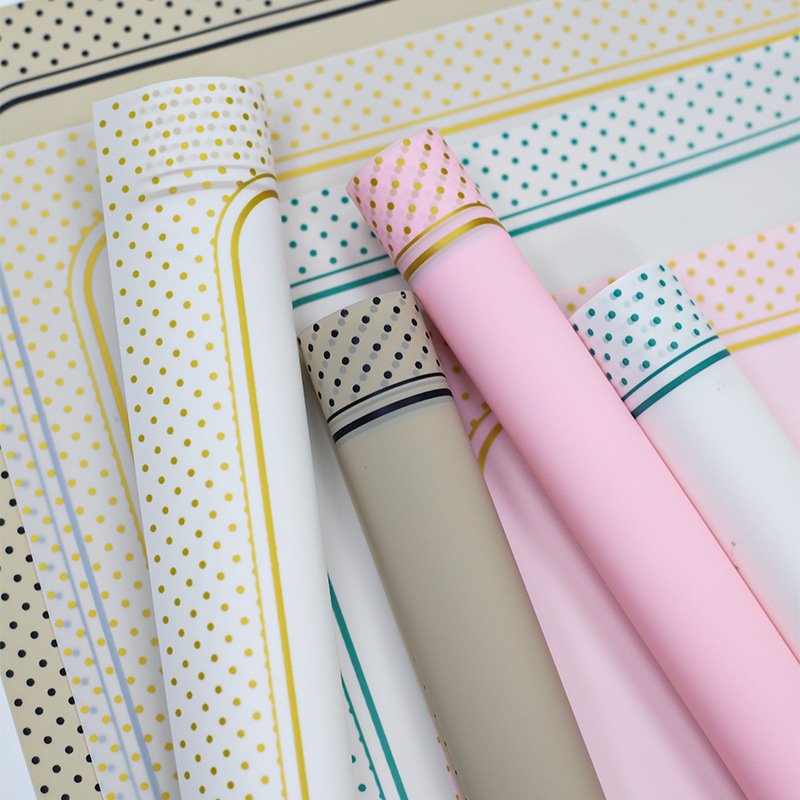 2024 New Arrival Flower Wrapping Paper Waterproof Floral Bouquets Wrapping Paper Translucent Florist Supplies Packaging Paper