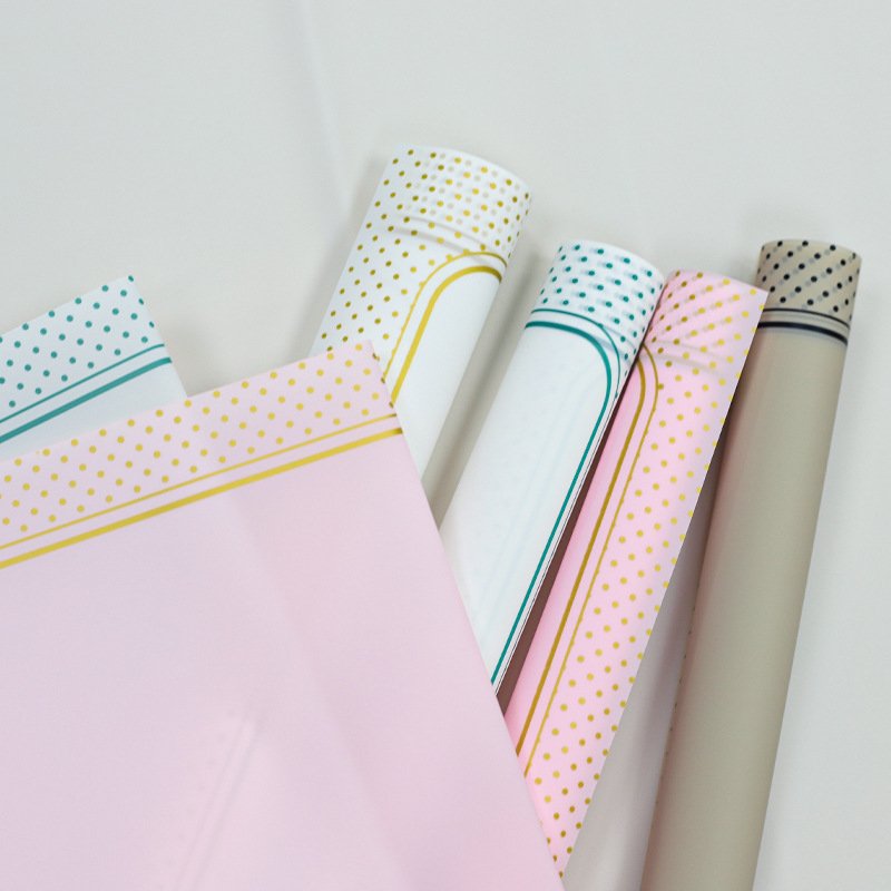 2024 New Arrival Flower Wrapping Paper Waterproof Floral Bouquets Wrapping Paper Translucent Florist Supplies Packaging Paper