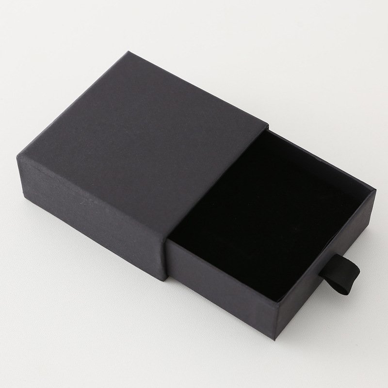 Wholesale Custom Logo Rigid Sliding Out Drawer Jewelry Gift Box For Jewelry Storage package paper Box