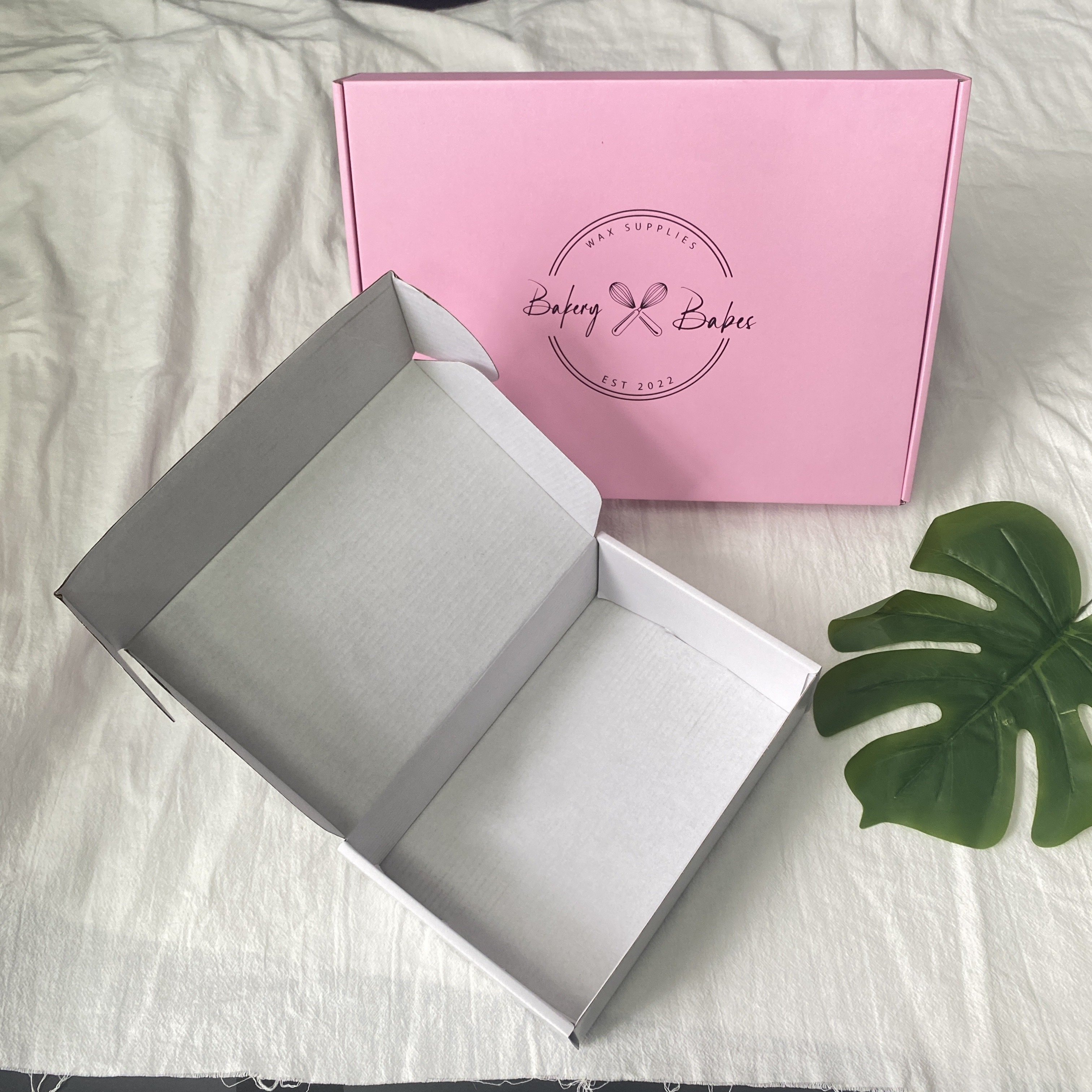 Factory Custom Printing Recycled Hot Pink Mail Printing Boxes Card Boxes Packaging Own Label Shipping Boxes