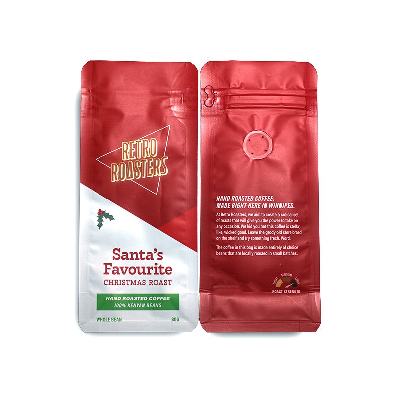 Customized Food Printing Heat-Sealed Plastic Packaging Bag Nut Candy Chocolate Coffee Self Supporting Zipper Packaging Bag