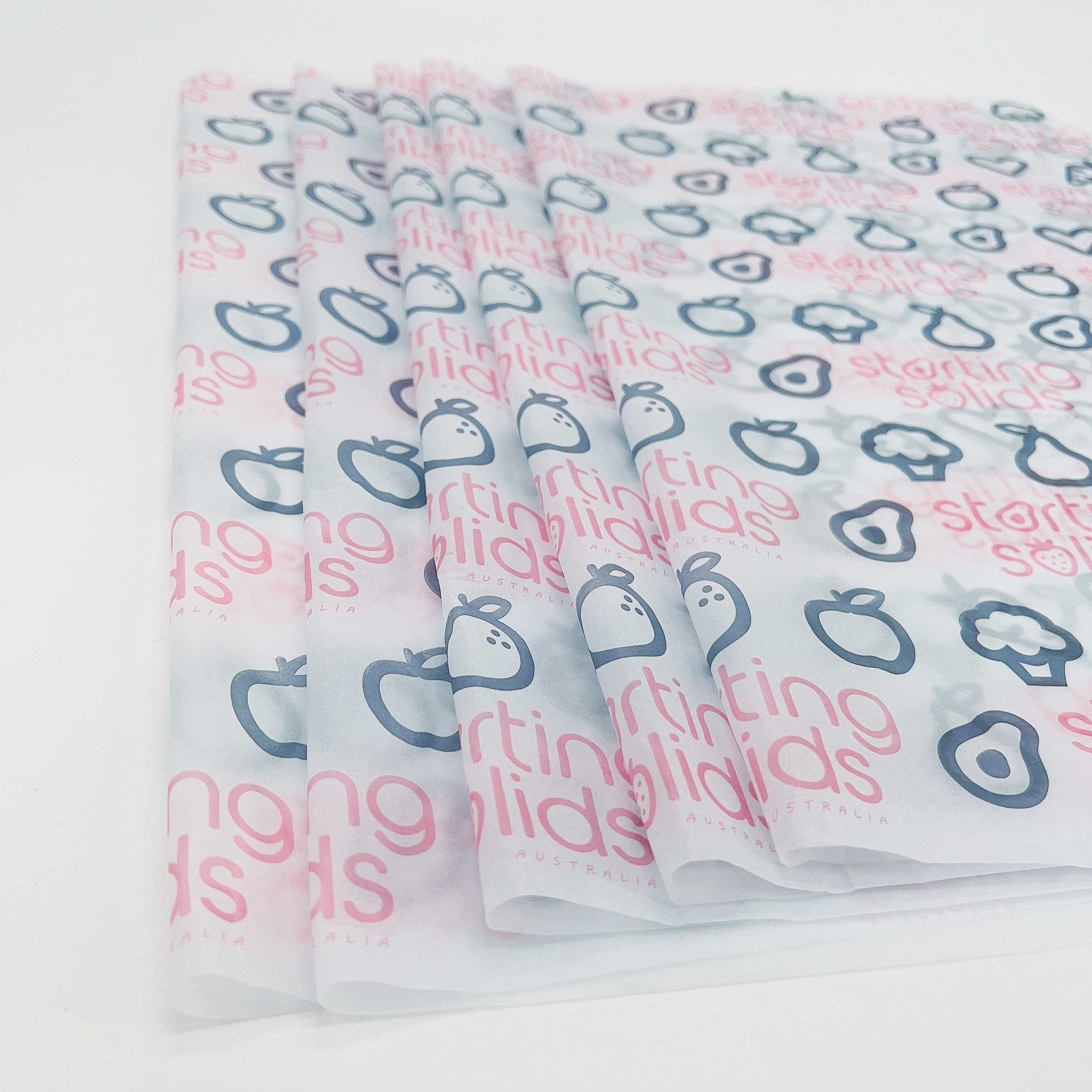 Personalised Clothes Apparel Packaging Sheets 50X70 White Tissue Wrap Paper