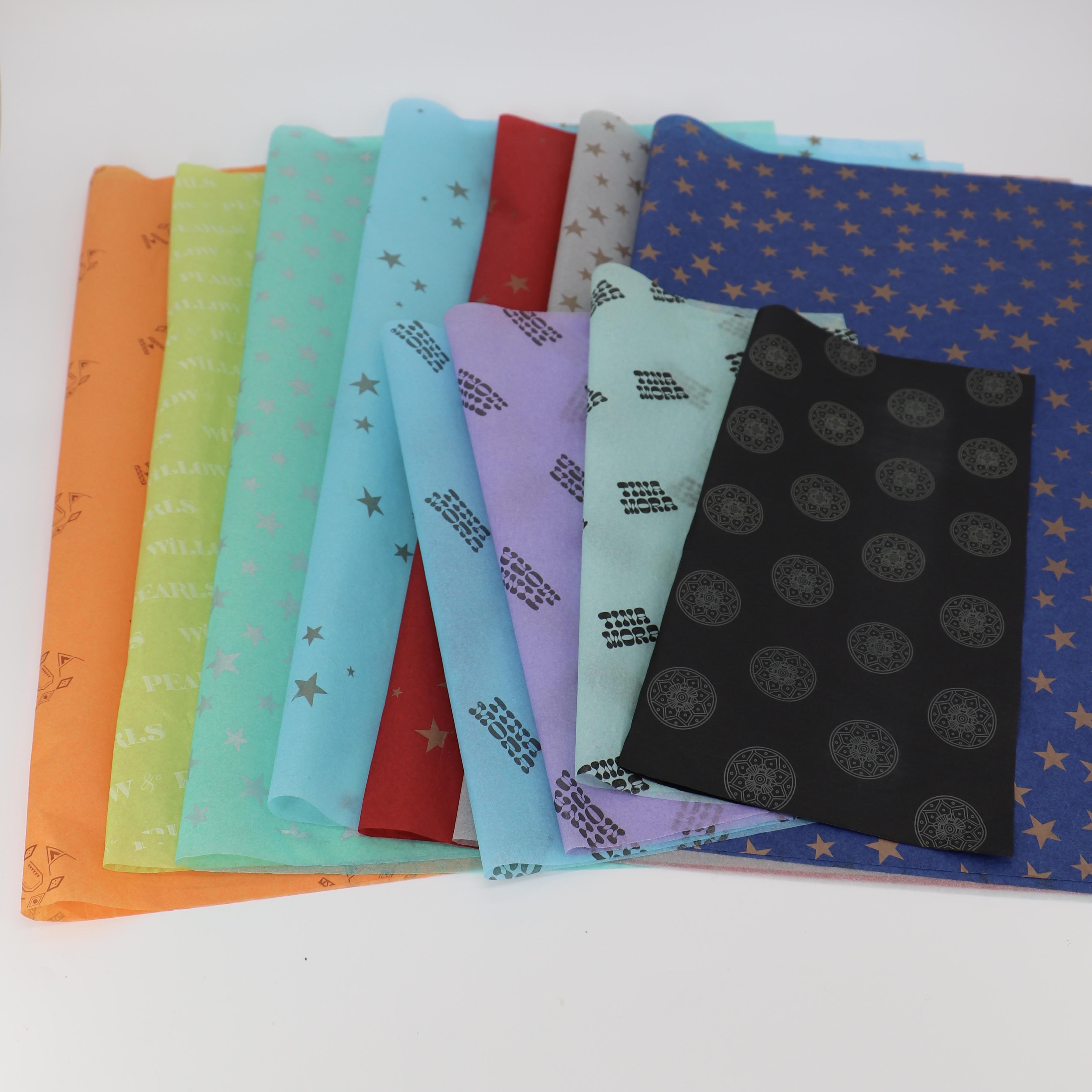 Personalised Clothes Apparel Packaging Sheets 50X70 White Tissue Wrap Paper