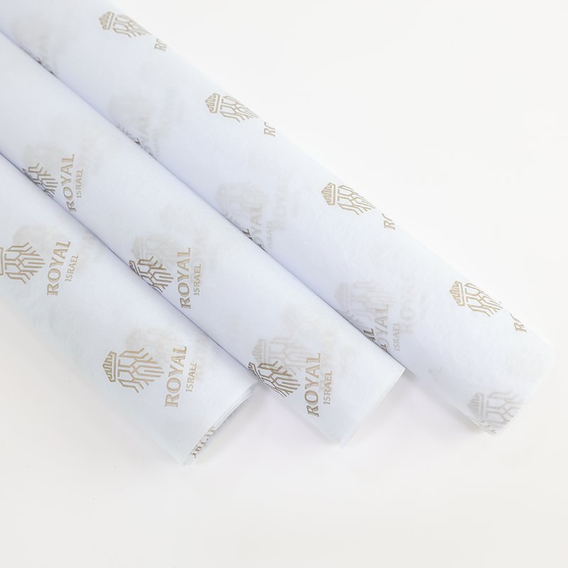 High Quality Wholesale Custom gift packing paper Printed Logo Wrapping paper