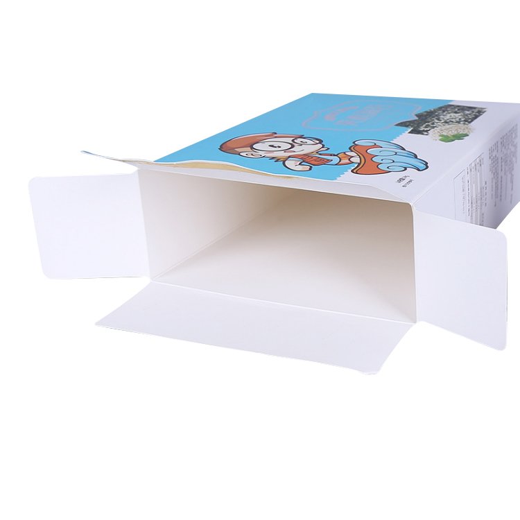 Custom Print Biodegradable Paper Cardboard Cereal Packaging Box