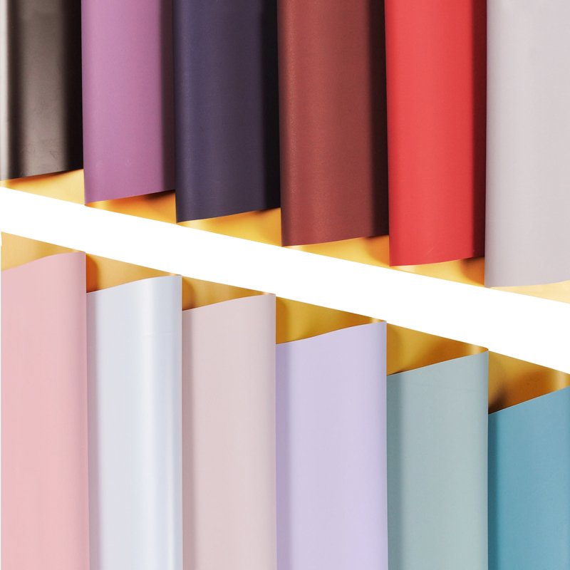 Recycle Double-sided Color Gold Floral Gift Wrapping Tissue Paper Packaging Gold Wrapping Paper
