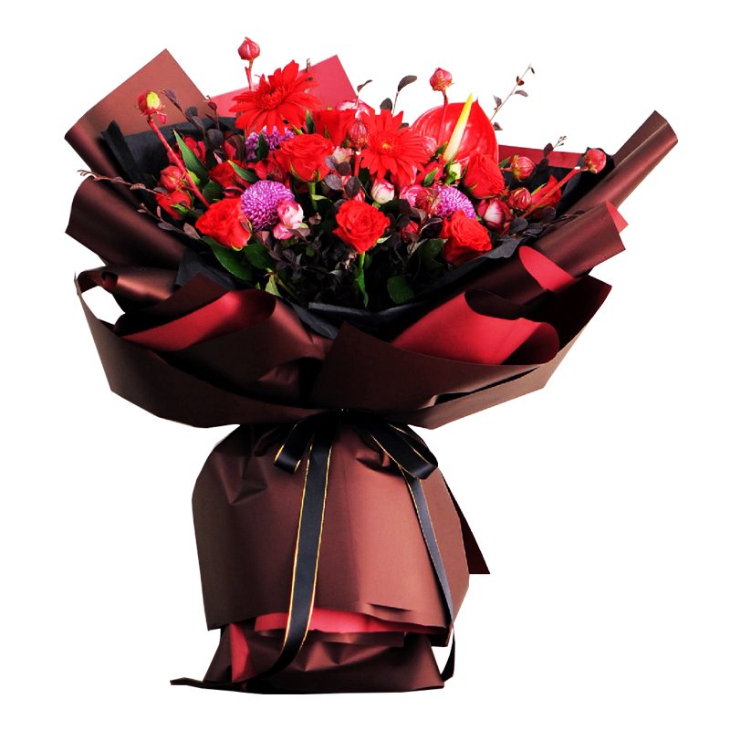 Recycle Double-sided Color Gold Floral Gift Wrapping Tissue Paper Packaging Gold Wrapping Paper