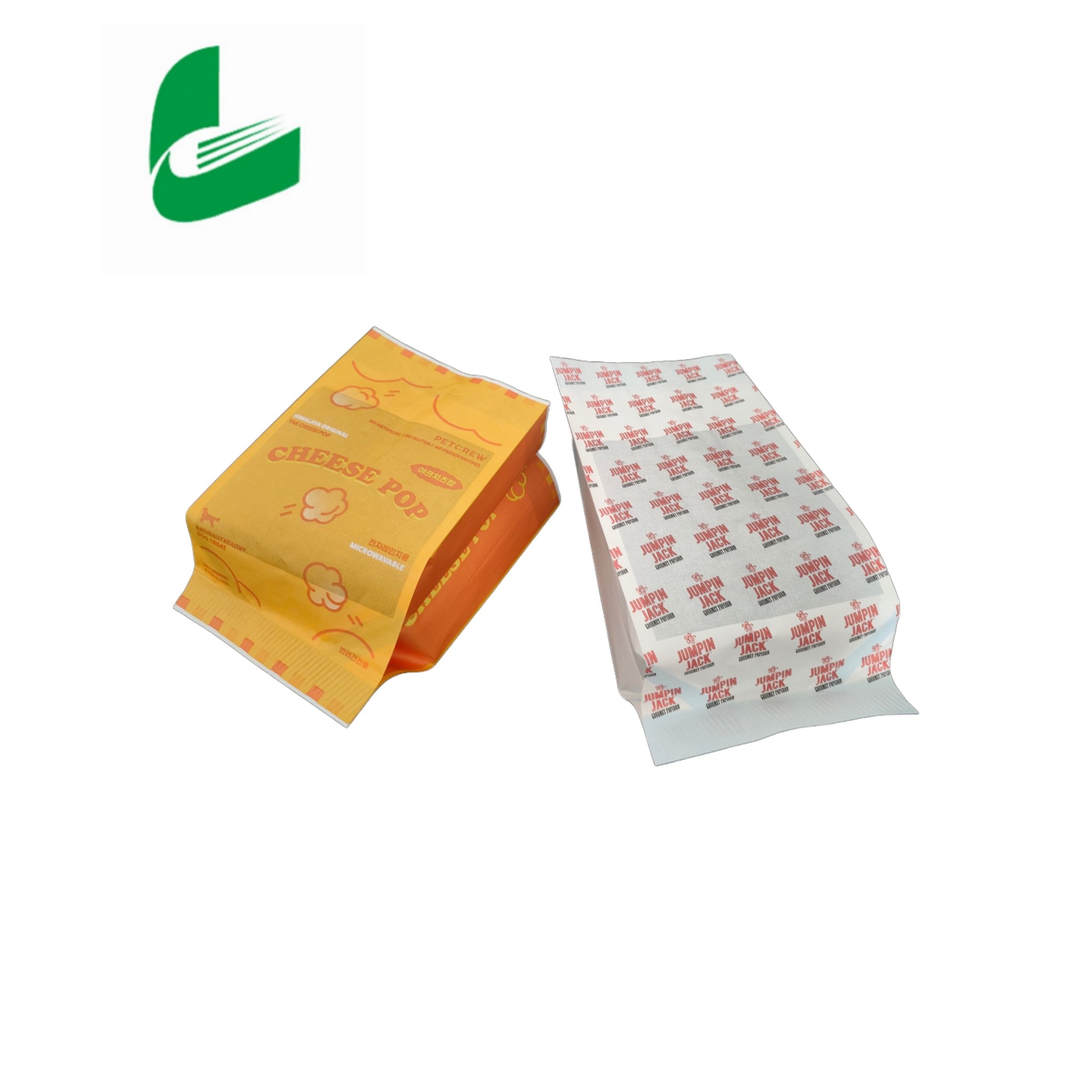 Custom Dimansions Sandwich Cookies Paper Sweet Sugar Free Microwave Popcorn Packaging Paper Bags