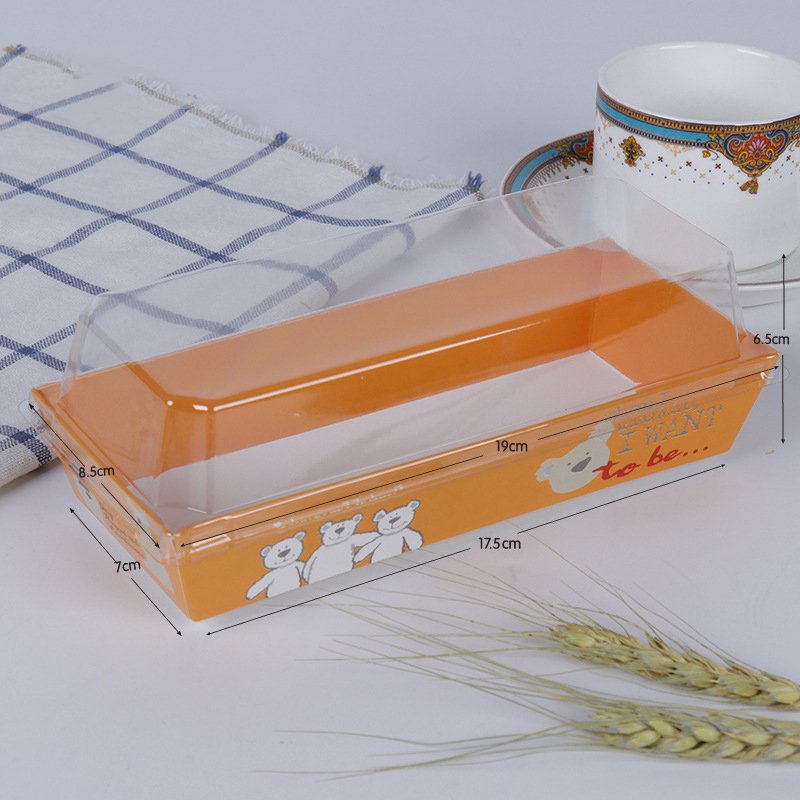 Custom Print Logo Biodegradable Takeaway Ice Cream Waffle Tray Bubble Waffle Box To Go Paper Waffle Cone