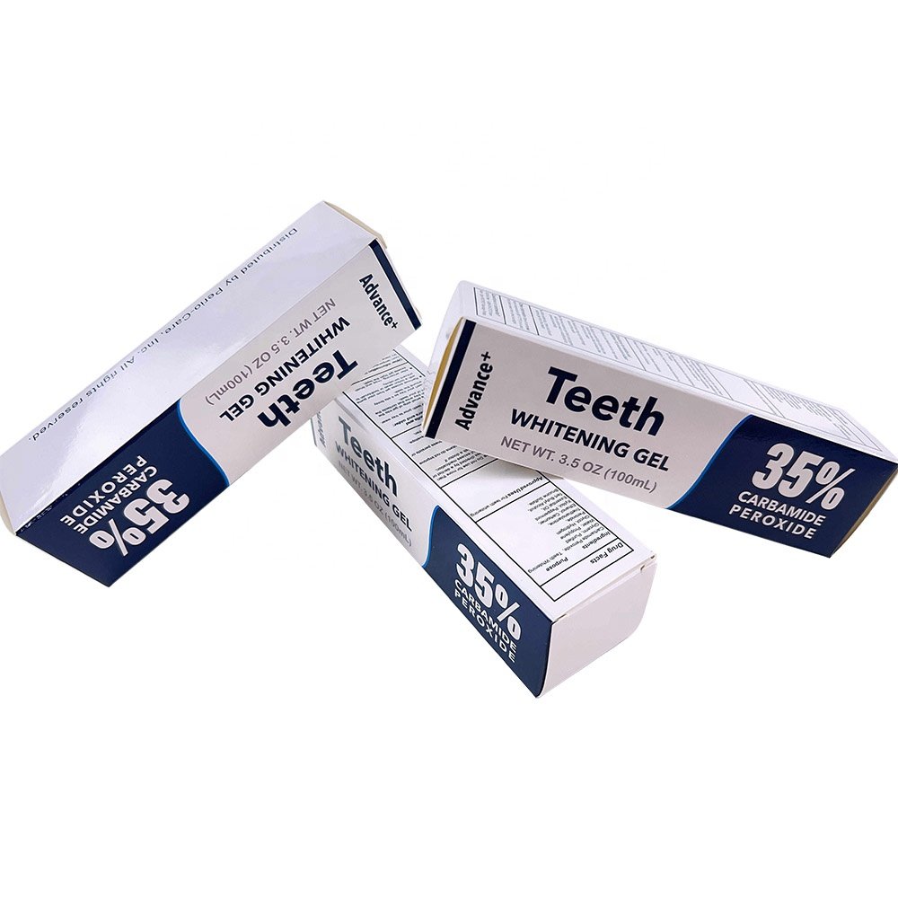 Factory Customized Pharmaceutical Medical Pharmaceutical Paper Custom Cardboard Packaging Box Teeth Whitening Gel Box With Logo