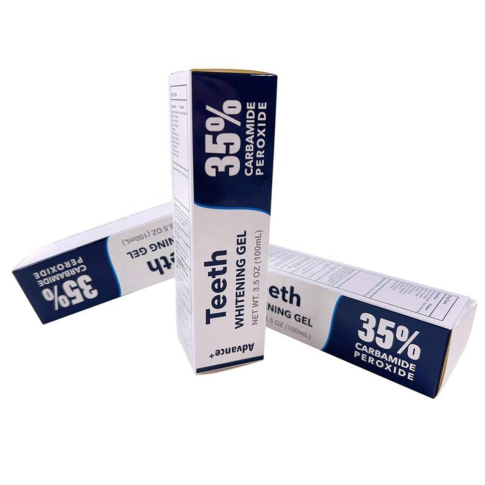 Factory Customized Pharmaceutical Medical Pharmaceutical Paper Custom Cardboard Packaging Box Teeth Whitening Gel Box With Logo