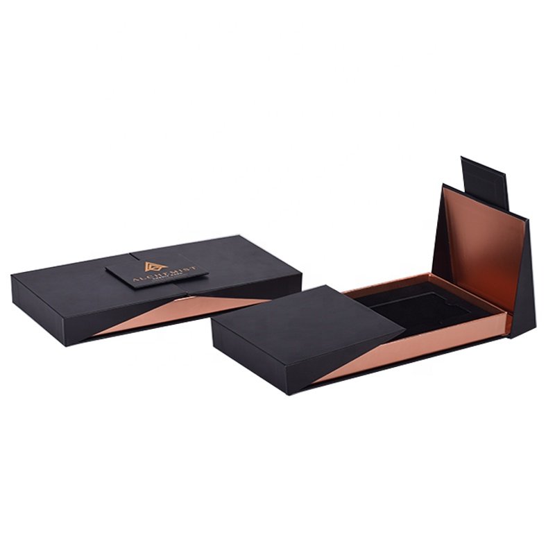 Custom Luxury Magnetic Giftcard Business Playing Card Packaging Paper Box Vip Trading Credit Card Gift Box For Card