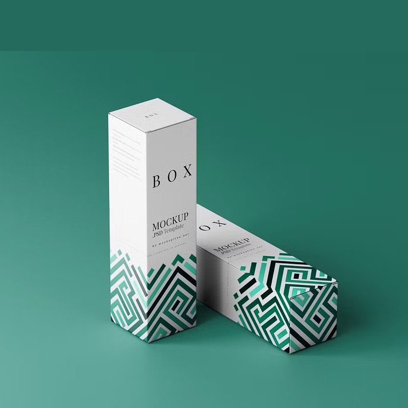 Eco Friendly Custom Logo Fold Small Rectangle Cosmetic Skincare Square Gift Packaging Paper Boxes Manufacturer
