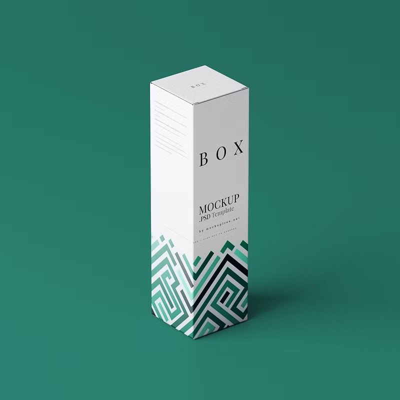 Eco Friendly Custom Logo Fold Small Rectangle Cosmetic Skincare Square Gift Packaging Paper Boxes Manufacturer