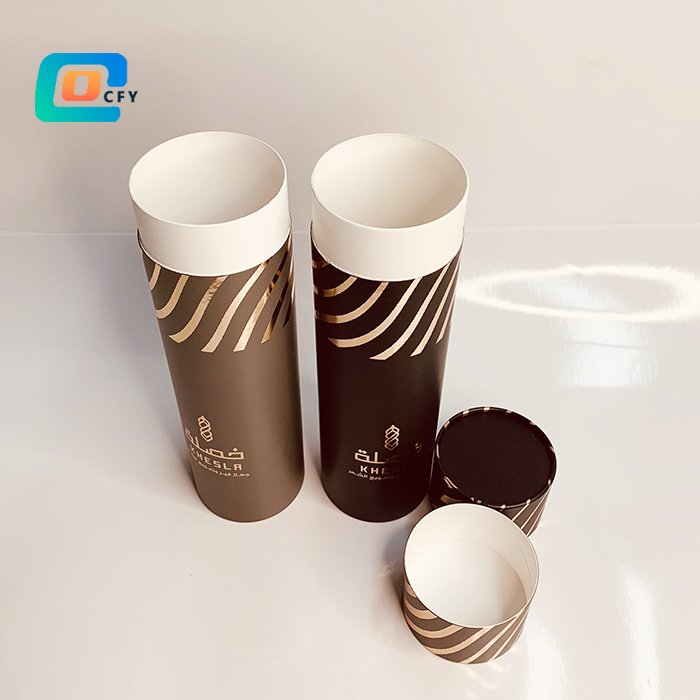 China Factory eco-friendly Cardboard Paper Tubes Packaging for Hair Curling Container Cylinder paper box for hair cosmetic item