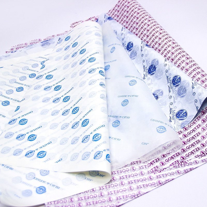 Custom Printed Logo 17gsm/28gsm Clothing packaging Tissue paper Hair packaging Wigs Wrapping Tissue paper