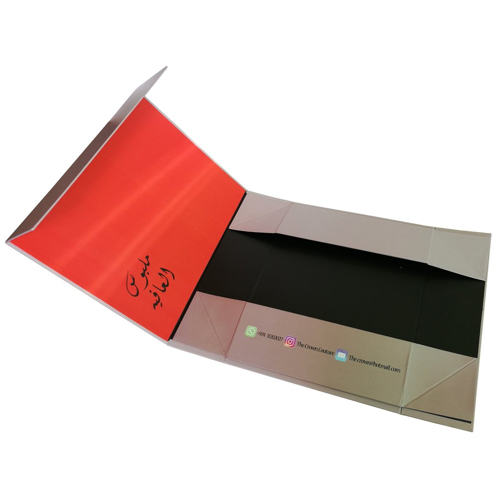 colorful printed origami gift box design