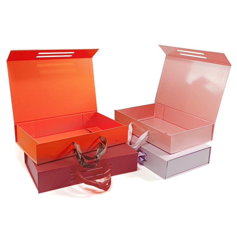 Factory Low MOQ Luxury Colorful Packaging Clothing Gift Folding Paper Big Paper Boxes