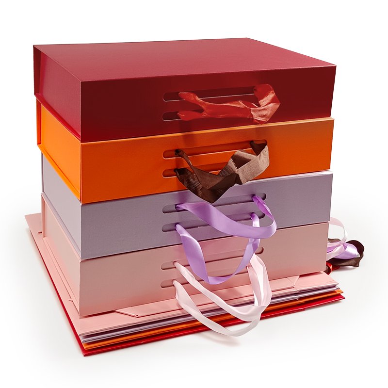 Factory Low MOQ Luxury Colorful Packaging Clothing Gift Folding Paper Big Paper Boxes