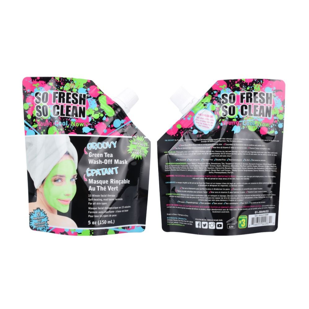 Custom Printed Reusable Doypack Juice Beverage Organic Fruit Puree Squeeze Refill Packaging Bag Baby Food Spout Pouch