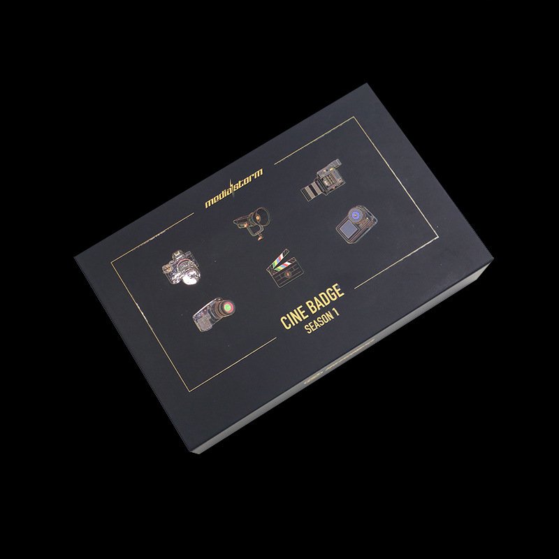 Black magnet packaging gift box packaging magnetic gift boxes with eva foam insert magnetic jewelry gift box