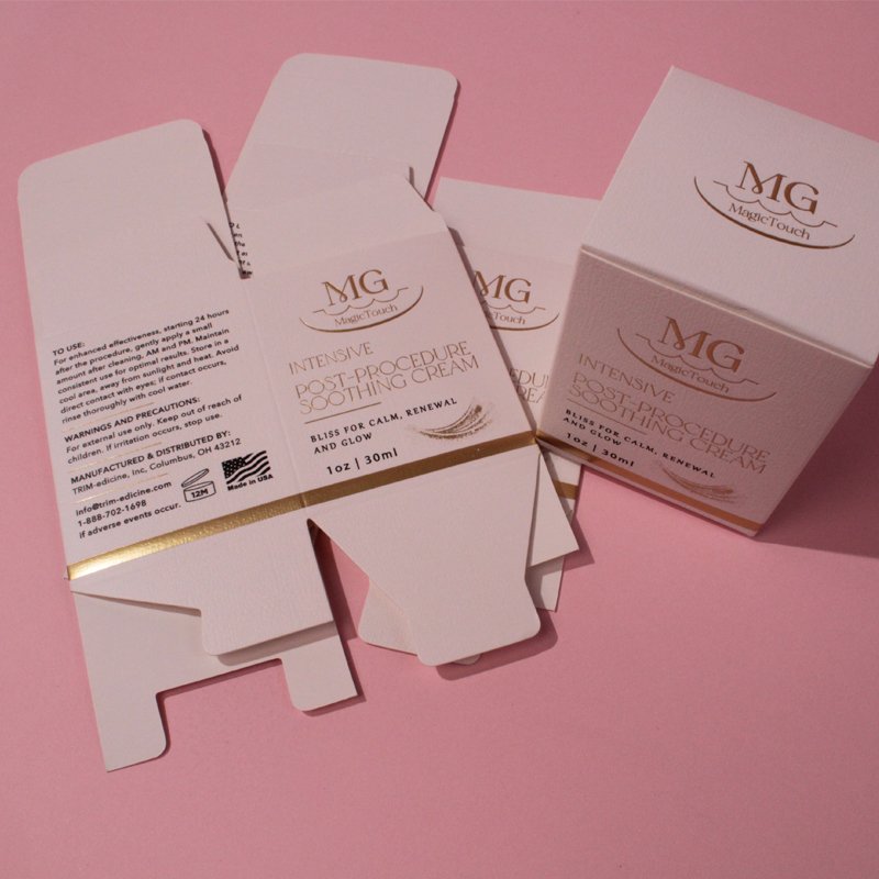 Customized Custom Logo Cosmetic White Texture Skincare Set Packaging Luxury Paper Boxes for Skincare Products