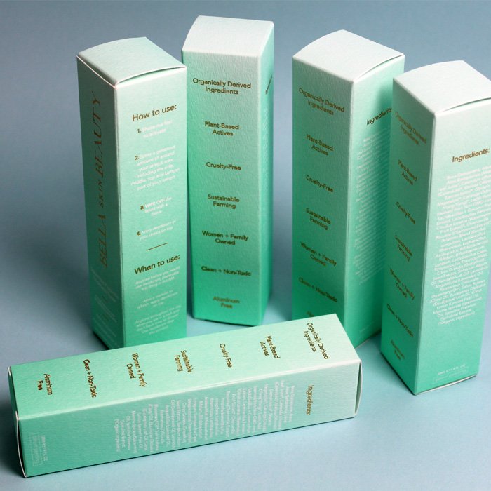 Customized Custom Logo Cosmetic White Texture Skincare Set Packaging Luxury Paper Boxes for Skincare Products